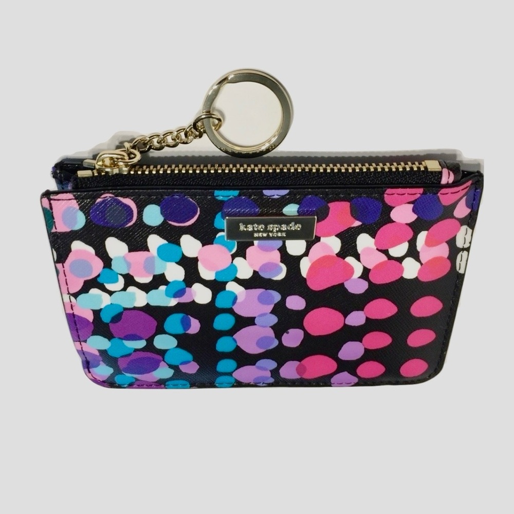 Kate Spade New York Laurel Way Bitsy Dotty Card Coin Case Wallet - Picture 9 of 13